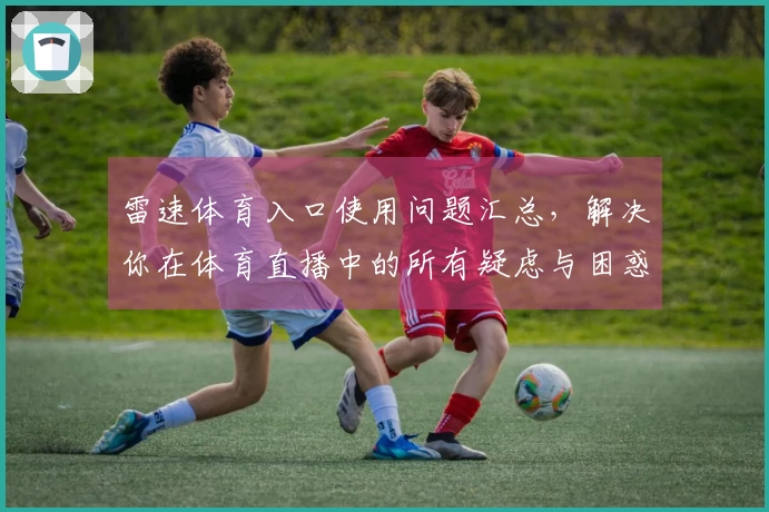 雷速体育入口使用问题汇总，解决你在体育直播中的所有疑虑与困惑